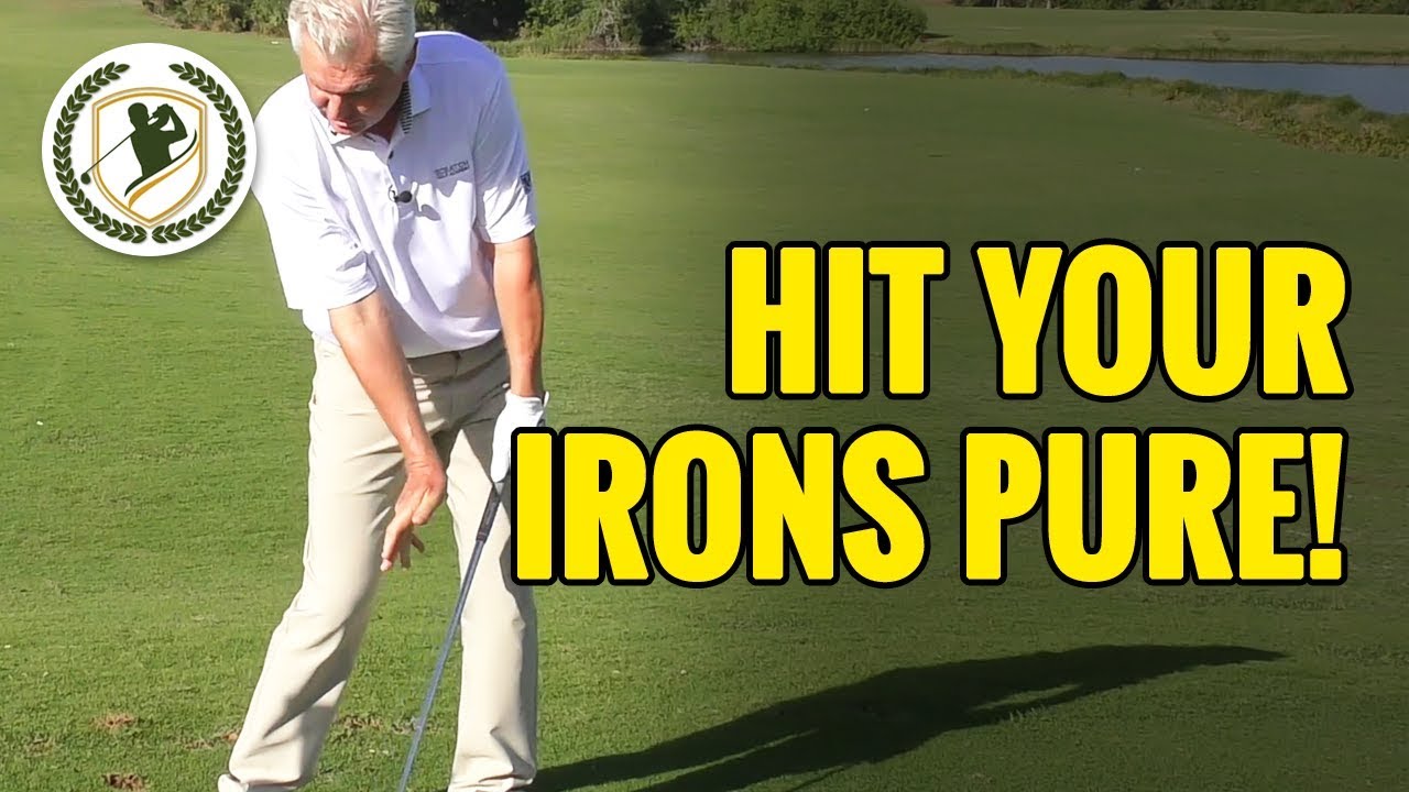 Golf Swing Lesson How To Hit Your Irons Pure 