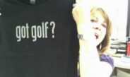 Titania Golf Bling T-shirts Gift Idea from Golf Essentials For Women