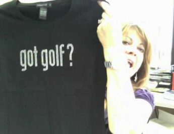 Titania Golf Bling T-shirts Gift Idea from Golf Essentials For Women