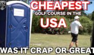 CHEAPEST GOLF COURSE  IN THE USA 33 DOLLARS AND BUGGY