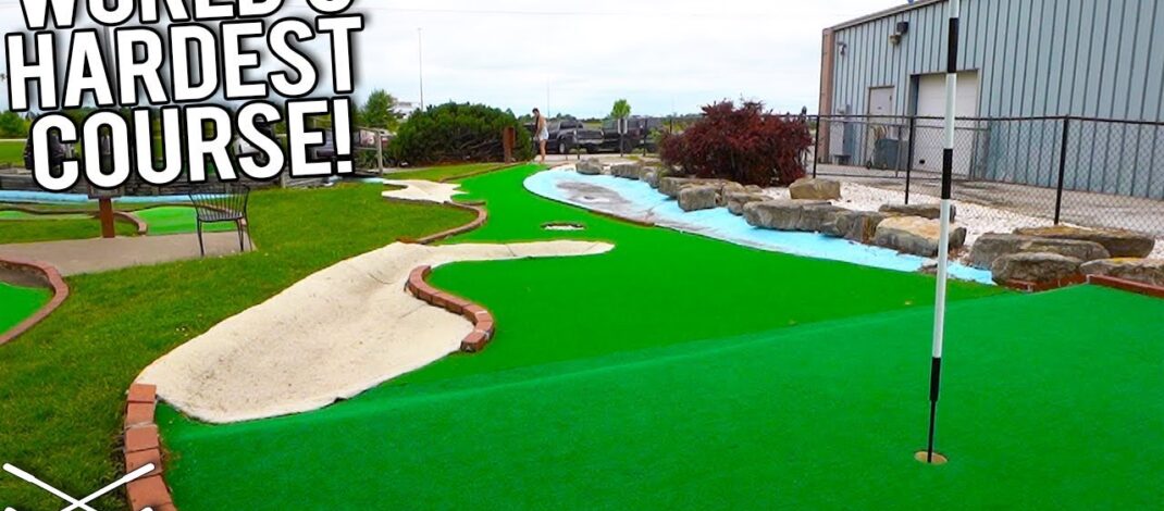 THE WORLD'S HARDEST MINI GOLF COURSE! – THIS COURSE IS INSANE!